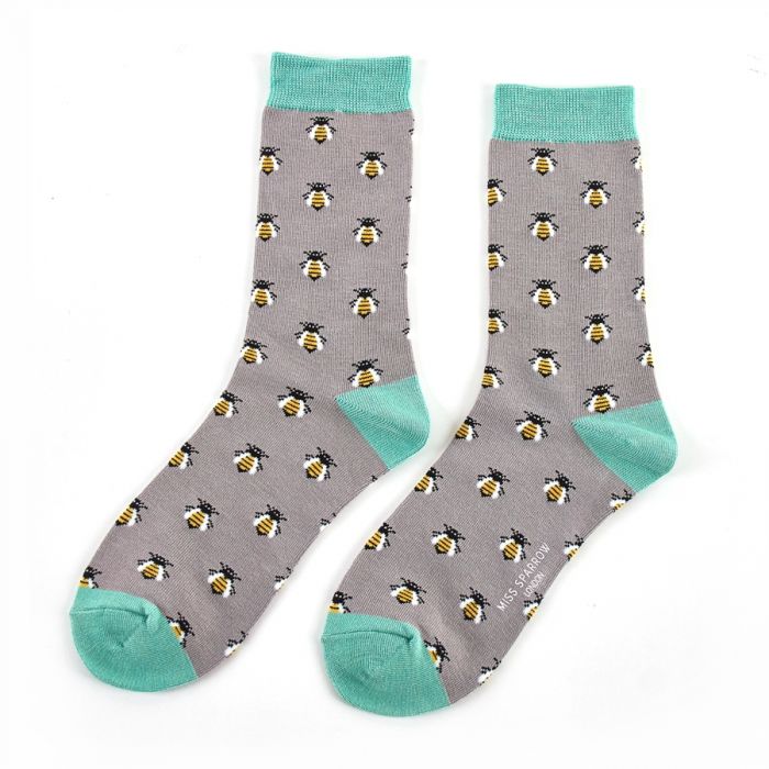 Honey Bees Socks - Size 4-7
