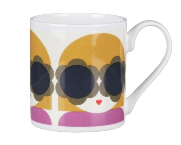 Lola Yellow & Purple Mug