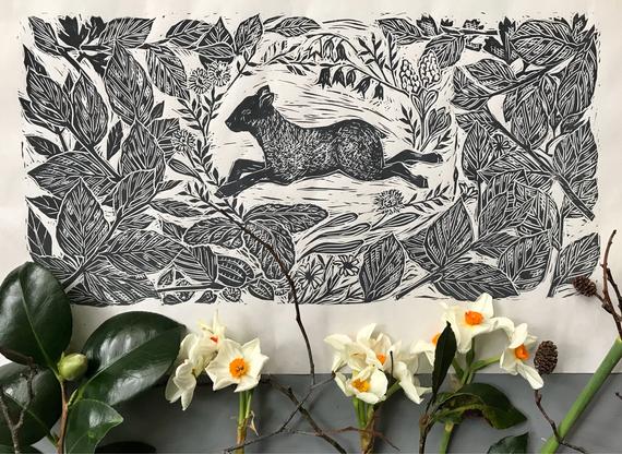 Spring Lamb Tea Towel