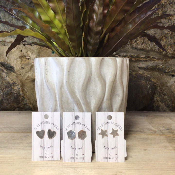 Small Shaped Studs with Various Finishes