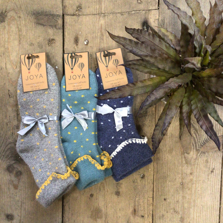 Small Dotty Cuff Socks
