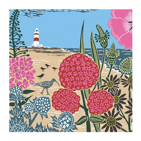 Beach & Lighthouse Card