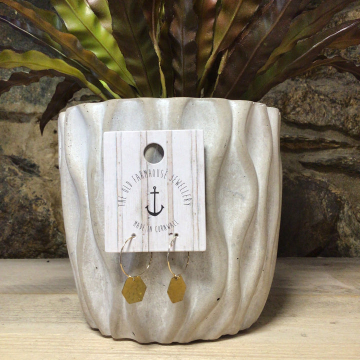 Medium Brass Earrings