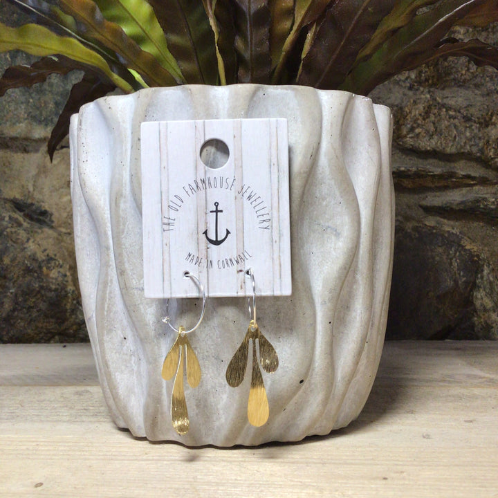 Medium Brass Earrings