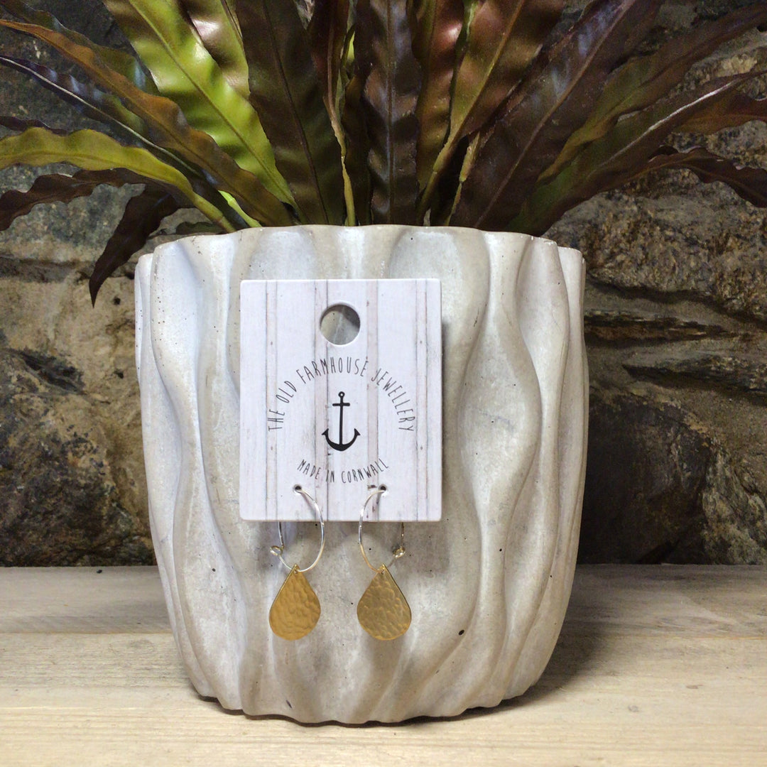 Medium Brass Earrings