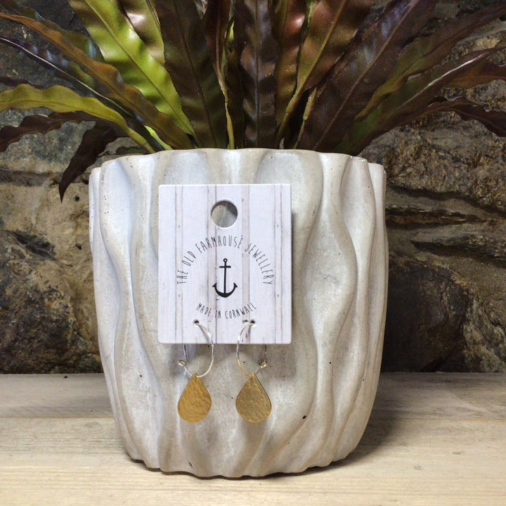 Medium Brass Earrings