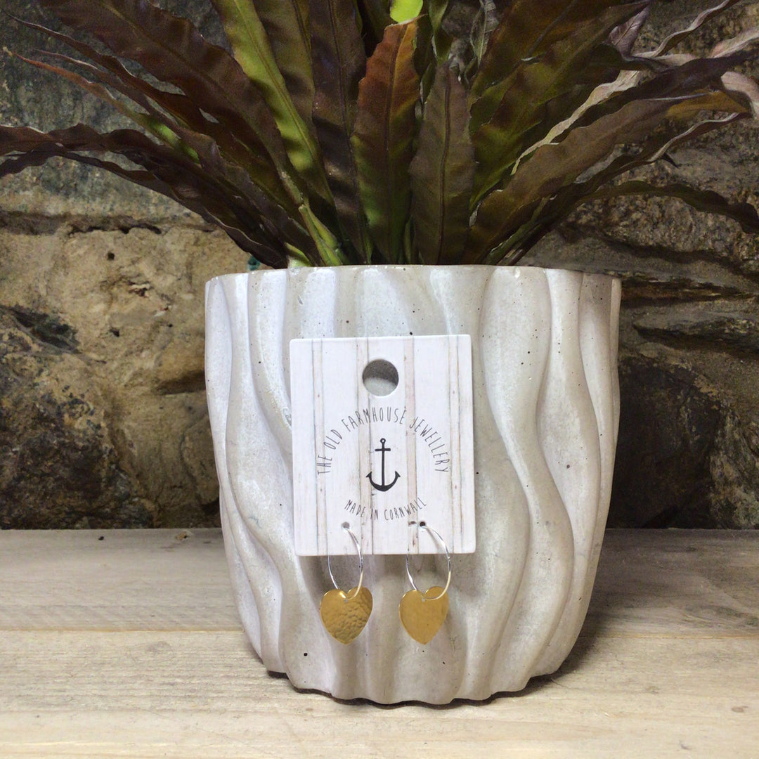Small Brass Earrings