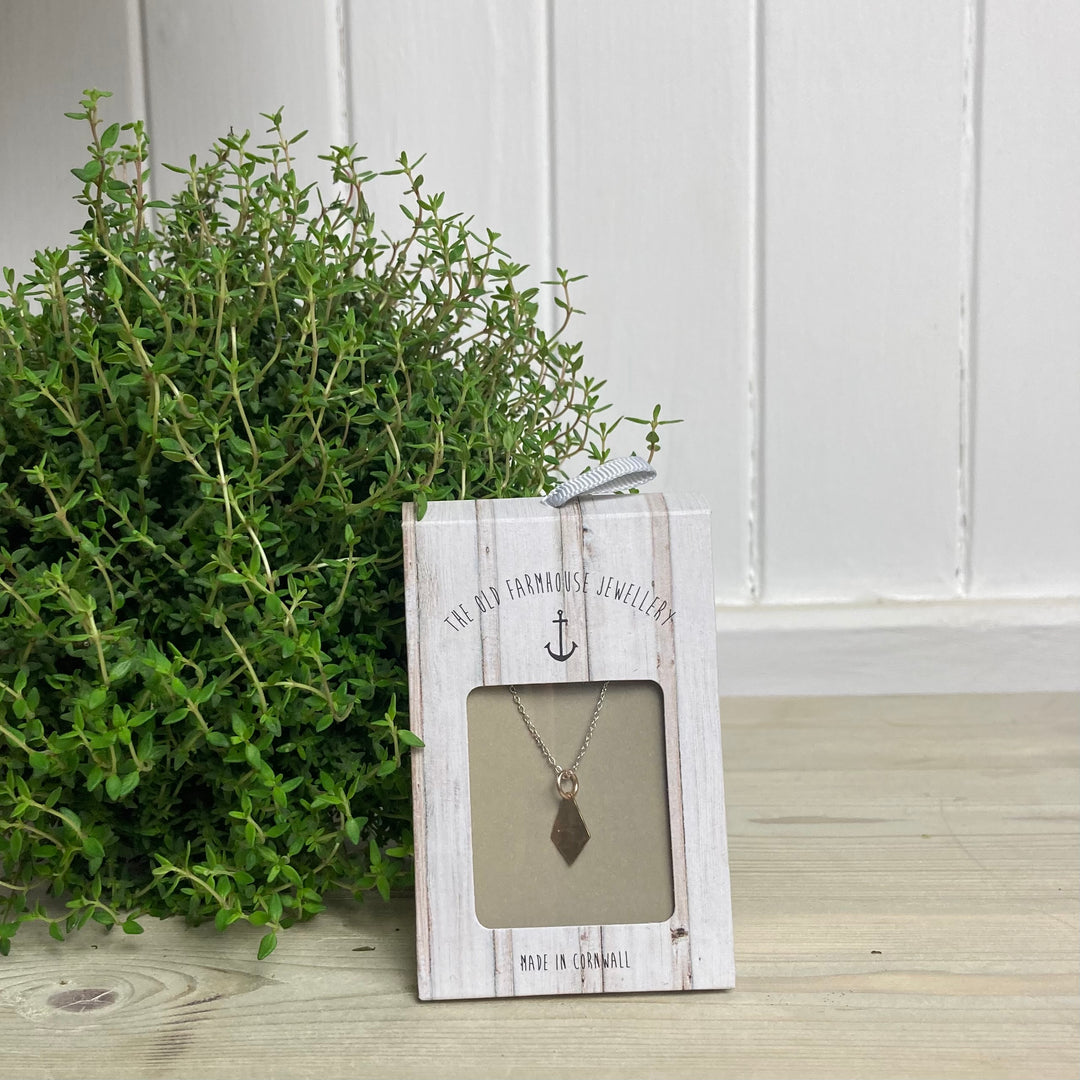 Small Brass Charm Necklace
