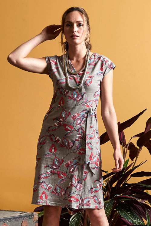 Organic Cotton Side Tie Dress