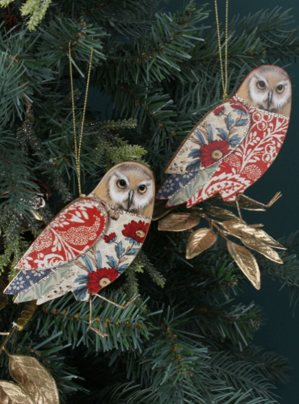Wooden Owl Decoration