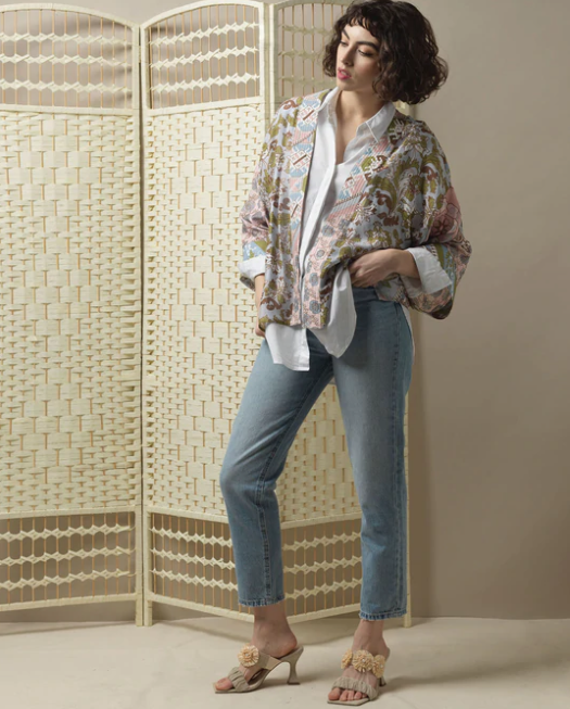 Patchwork Pastel Kimono
