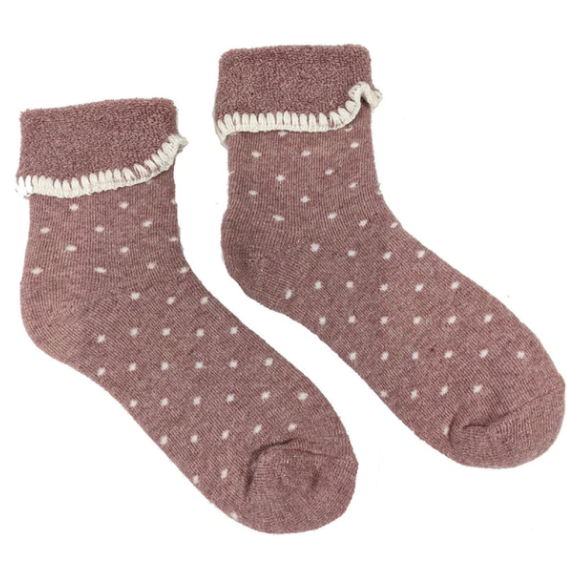 Small Dotty Cuff Socks