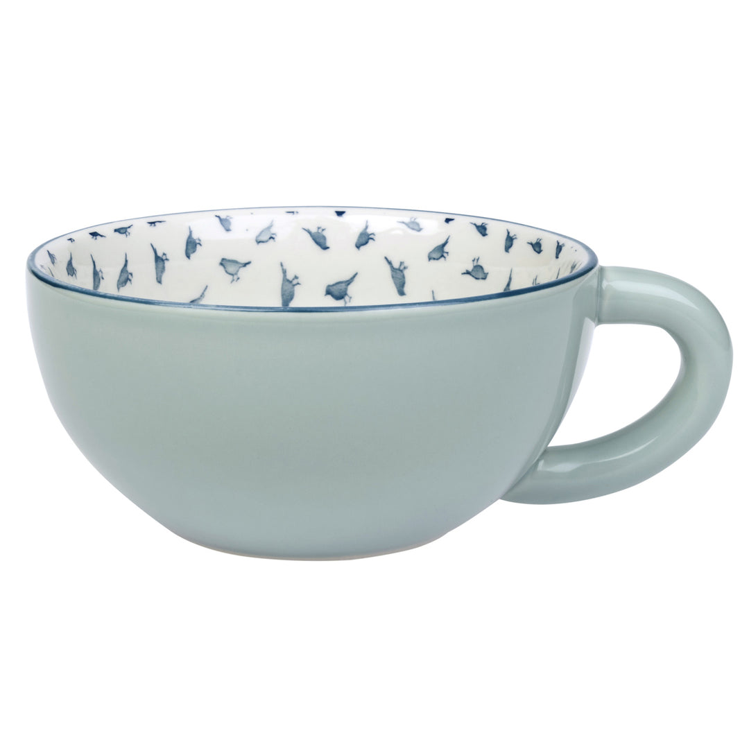 Patterned Indulgence Cup - Garden Birds