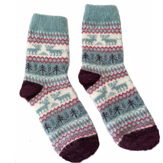 Reindeer Wool Blend Socks