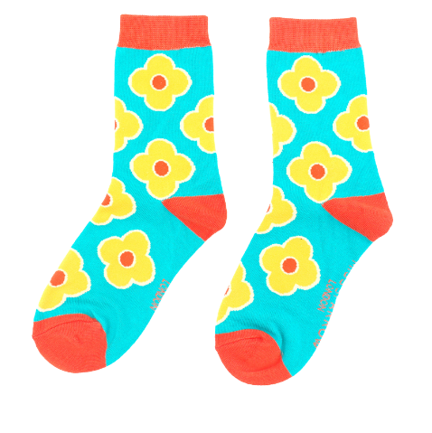 Retro Flowers Socks