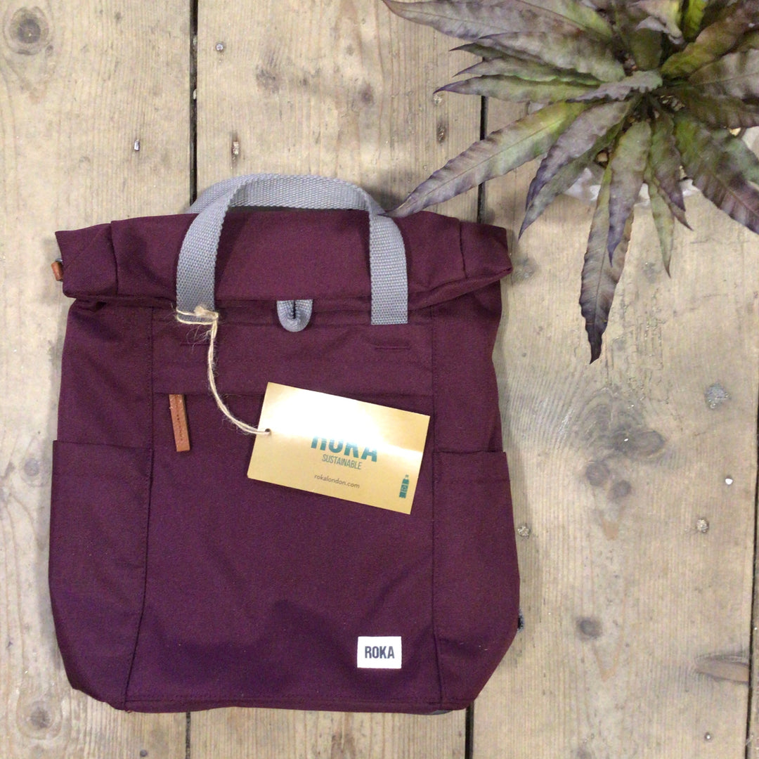 Roka Sustainable Finchley Small Backpack Sienna