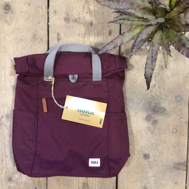 Roka Sustainable Finchley Small Backpack Sienna