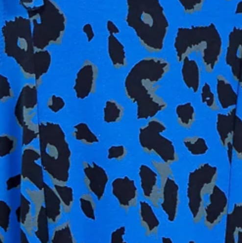 Leopard Print Jersey Dungarees