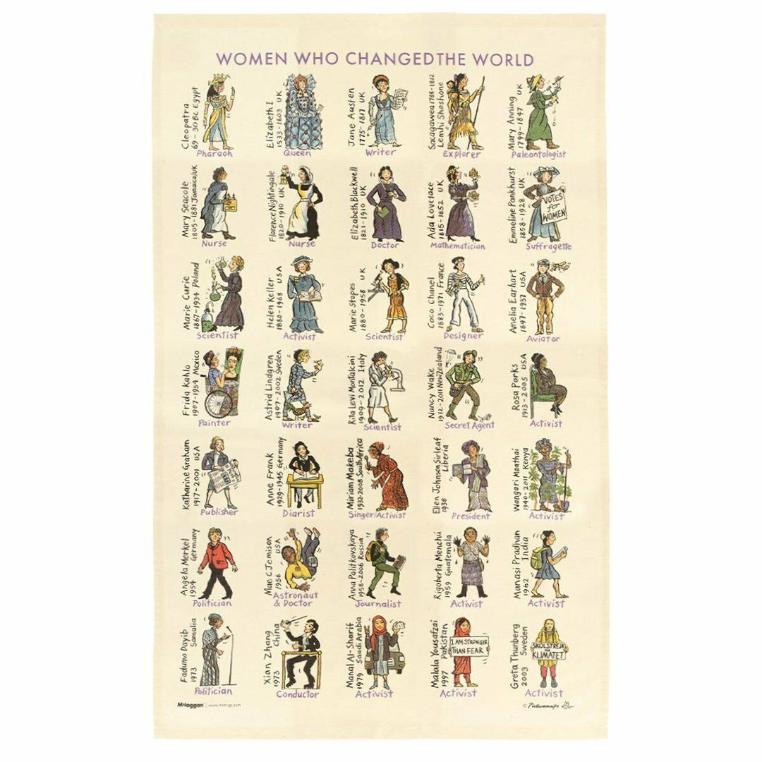 Women Who Changed the World Tea Towel