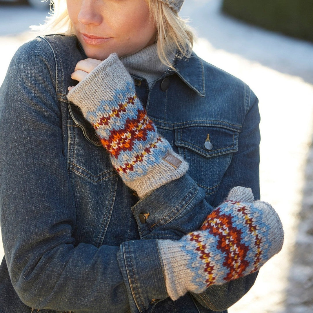 Shetland Handwarmer - Oatmeal