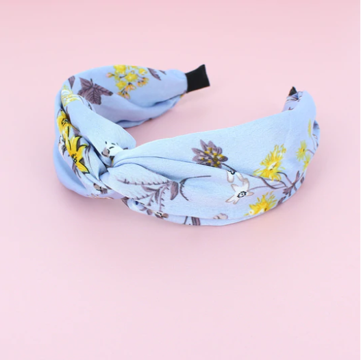 Floral Soft Knot Headband
