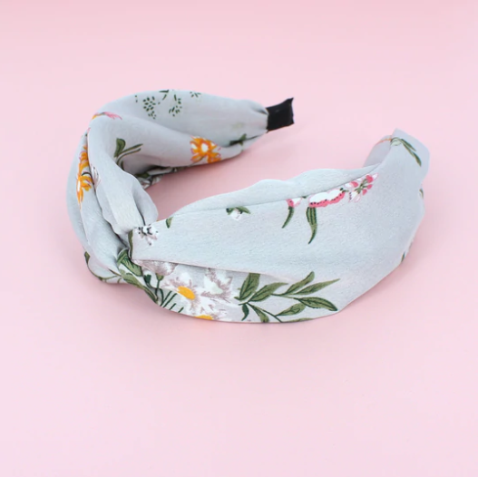 Floral Soft Knot Headband