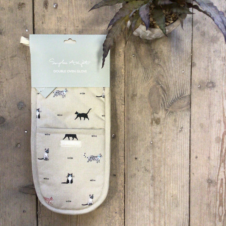Double Oven Gloves - Cats