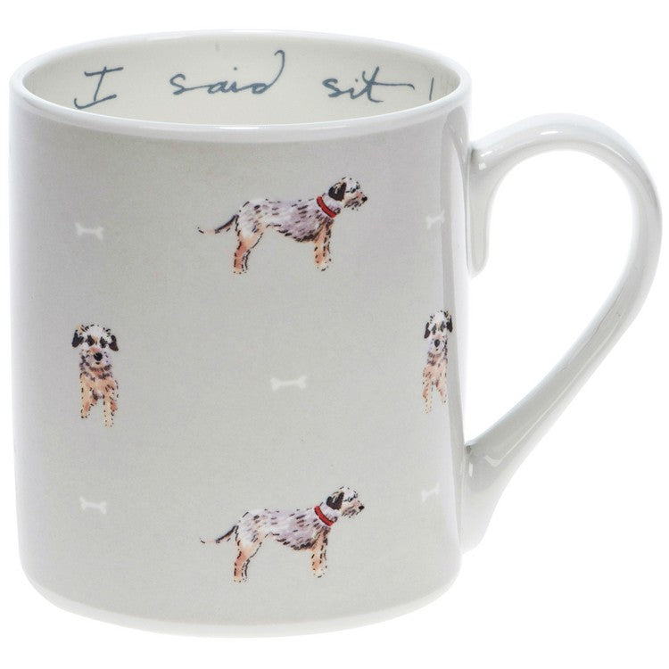 'I Said Sit' Terrier Mug