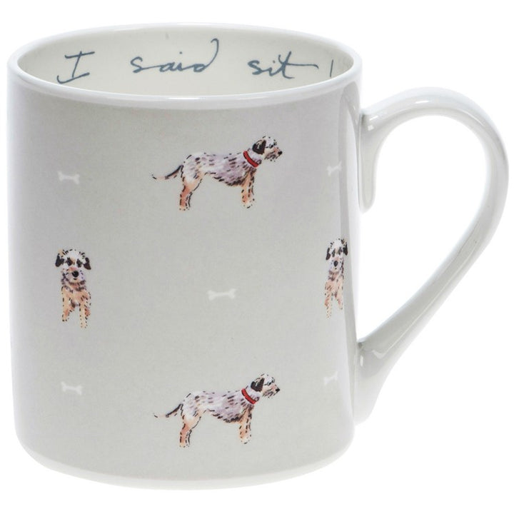 'I Said Sit' Terrier Mug