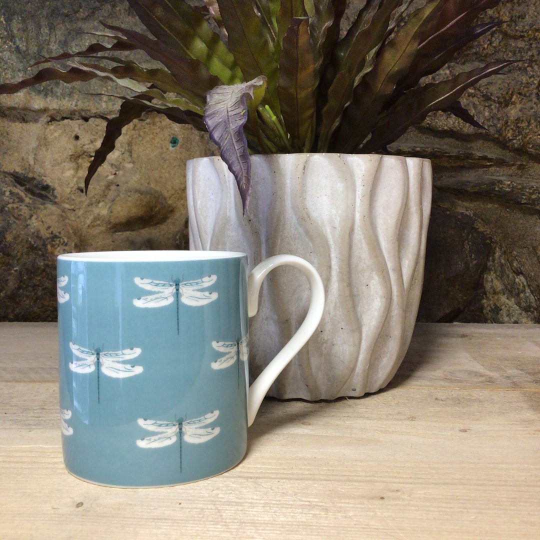 Dragonfly Bone China Mug