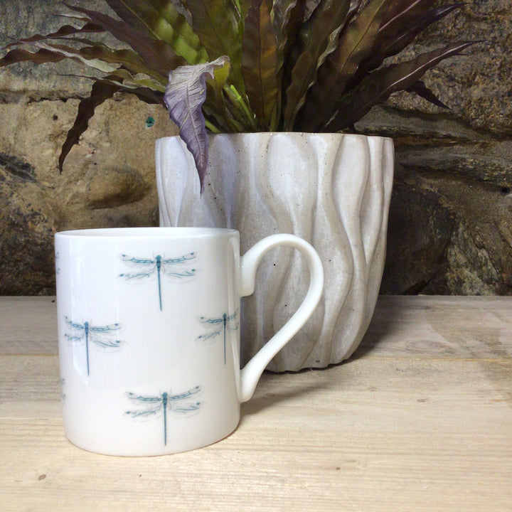 Dragonfly Bone China Mug