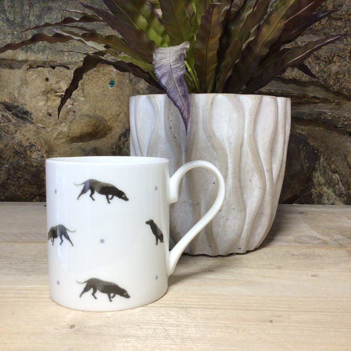 'Sit' Black Labrador Dog Mug