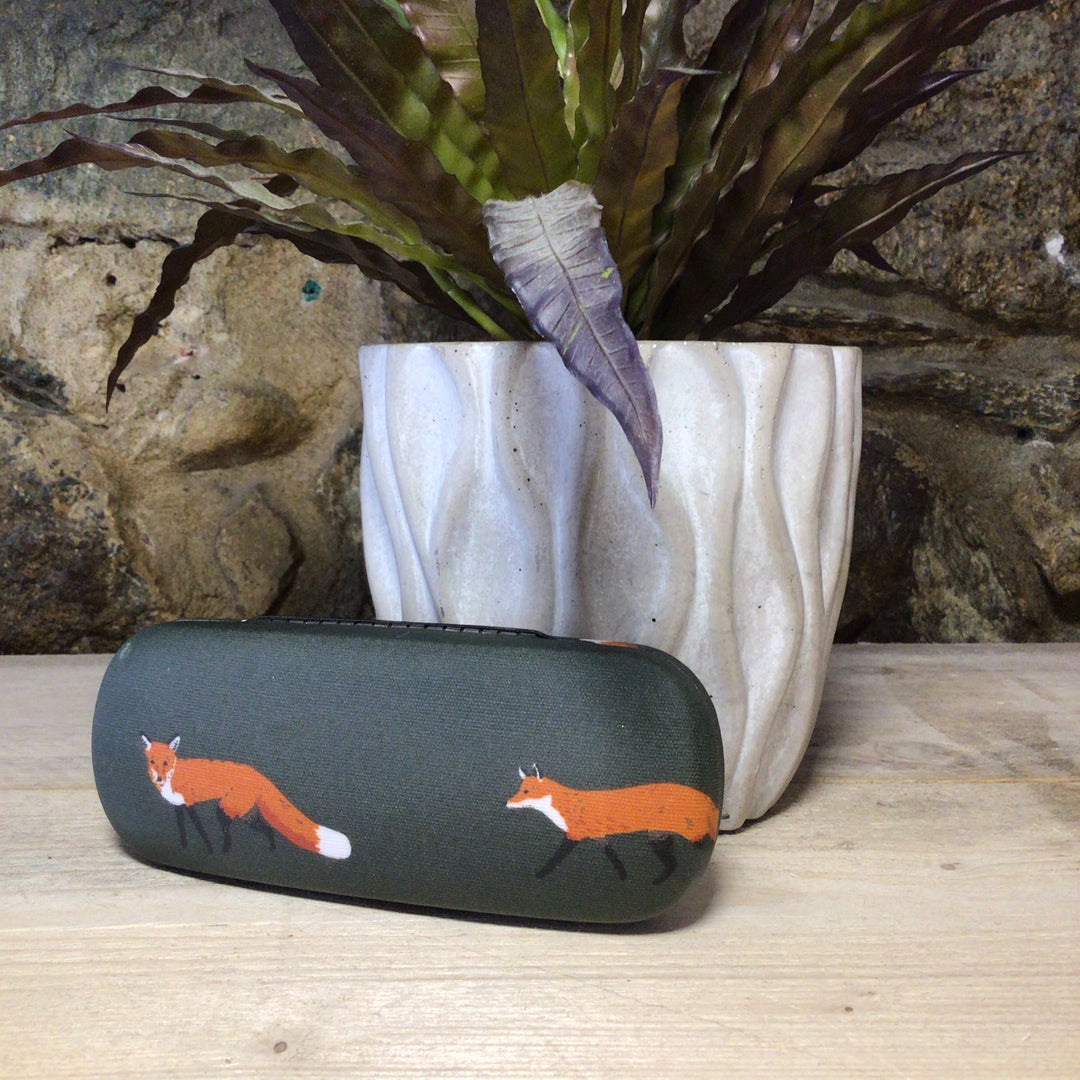 Oilcloth Glasses Case - Hard Case