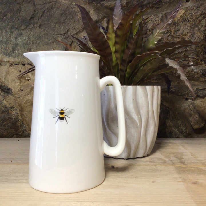 Large Bone China Hearts Jug