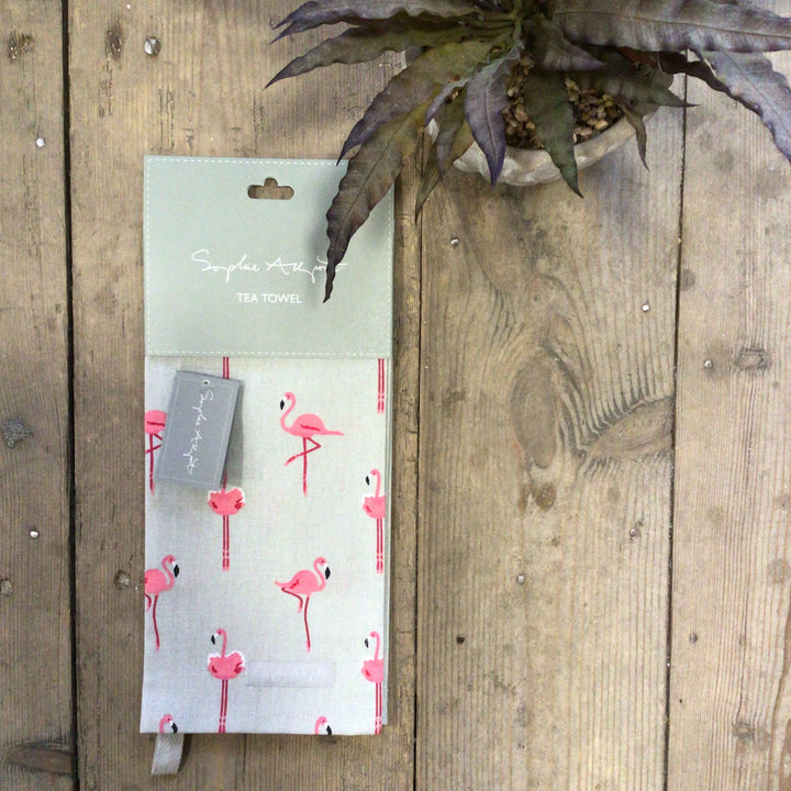 Flamingo Tea Towel