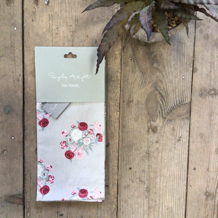 Peony Tea Towel