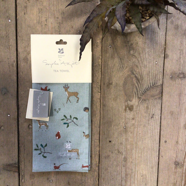 National Trust Woodland Design Tea Towel