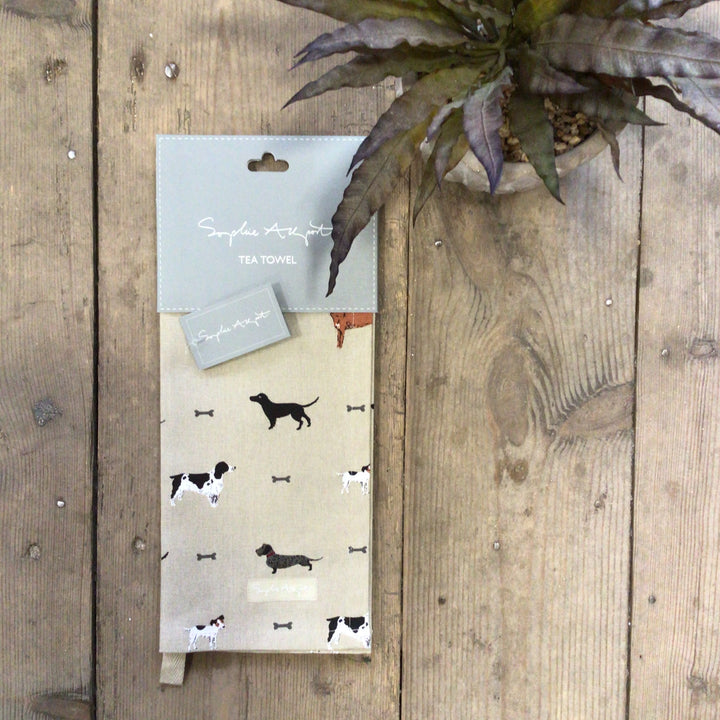 Woof Multi Dogs Tea Towel