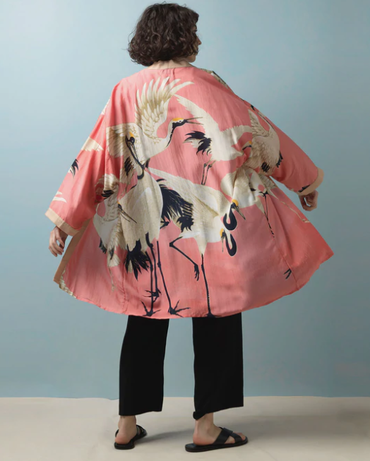 Stork Collar Kimono