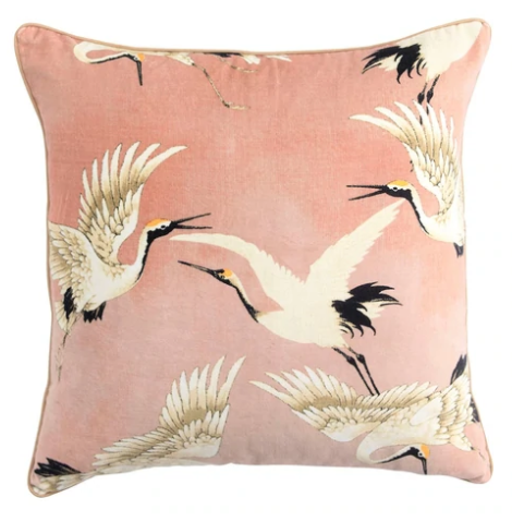 Stork Square Cushion