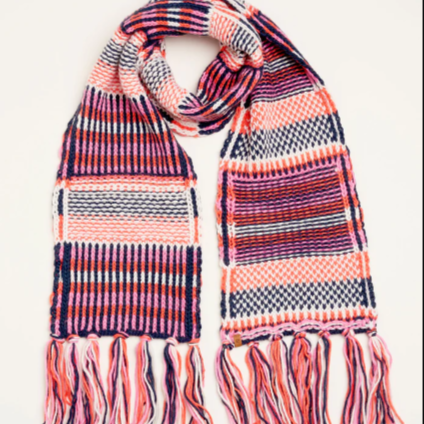 Textured Stripe Scarf