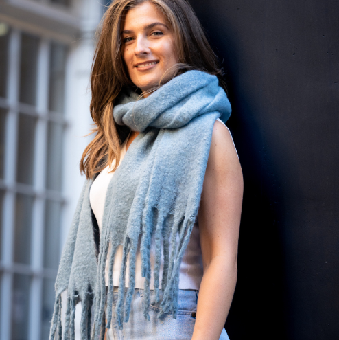 Thick Plain Scarf