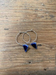 Ceramic Triangle Hoop
