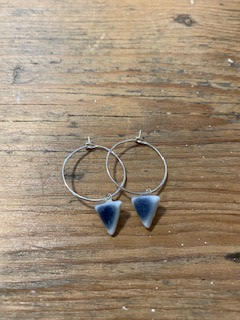 Ceramic Triangle Hoop