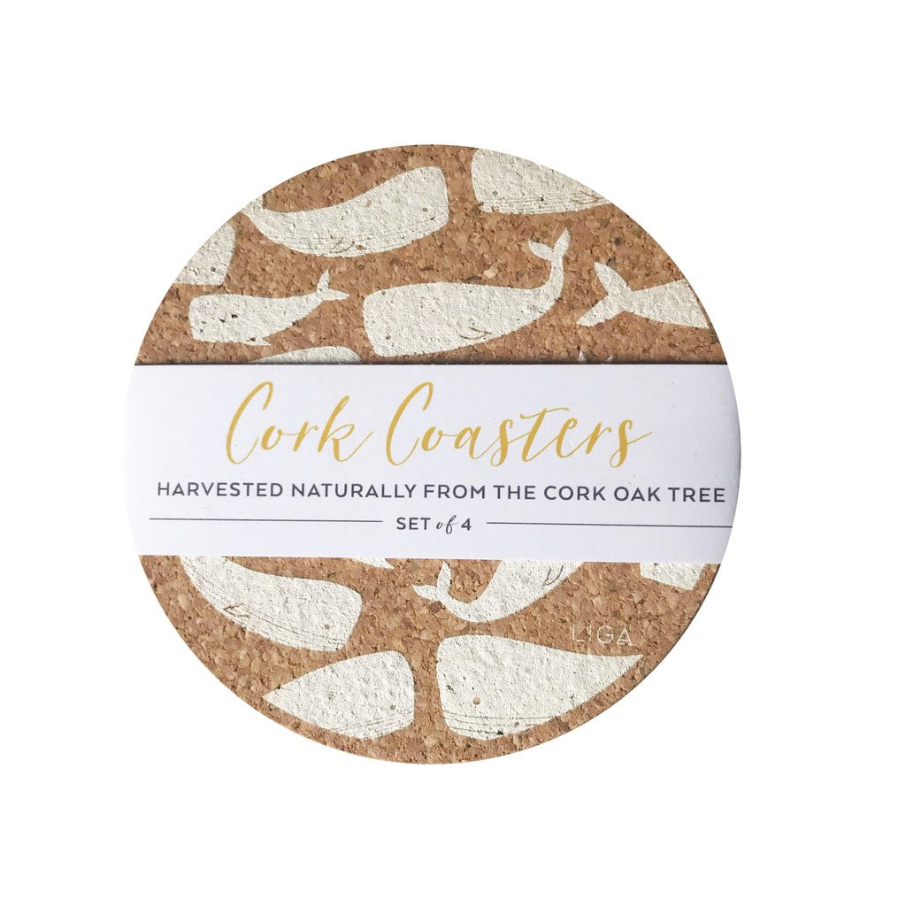 Cork Mat Sets by Liga - Coaster Sets S/4
